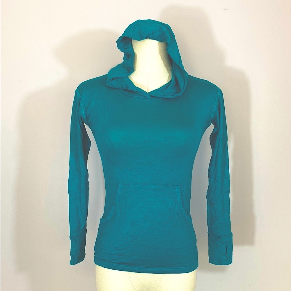 🌸Terez Teal Long Sleeve Women's Hoodie size small